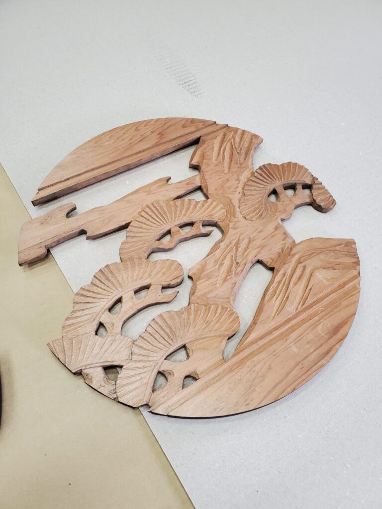 支給材 欄間切断